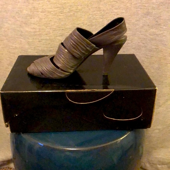 Miss Sixty peep toe heeled slides. - Picture 2 of 6